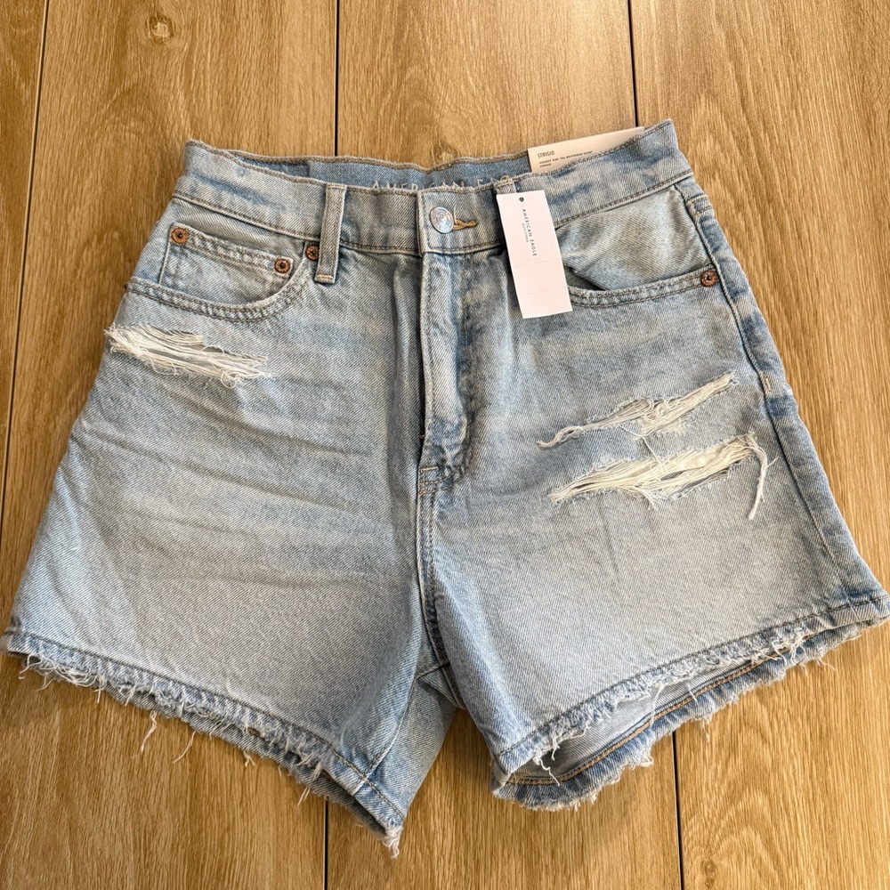 American Eagle Outfitters Light Blue Denim Shorts